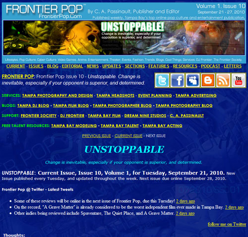 Frontier Pop Issue 10: Unstoppable