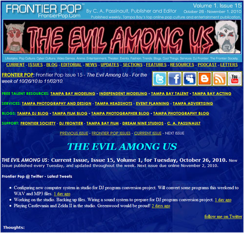 Frontier Pop Issue 15: The Evil Among Us.