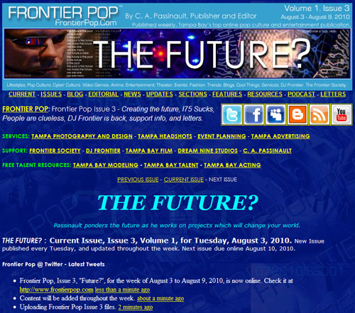 Frontier Pop Issue 3: The Future?