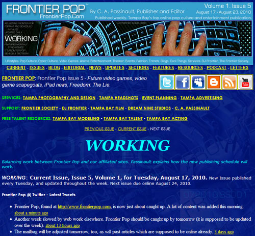 Frontier Pop Issue 5: Working