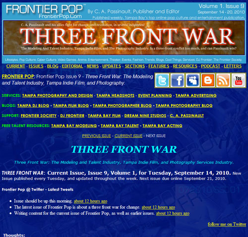 Frontier Pop Issue 9: Three Front War