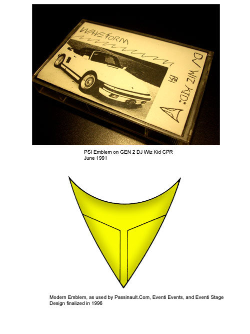 The evolution of the Passinault emblem.