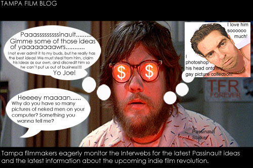 The Tampa indie film clique hates Passinault!